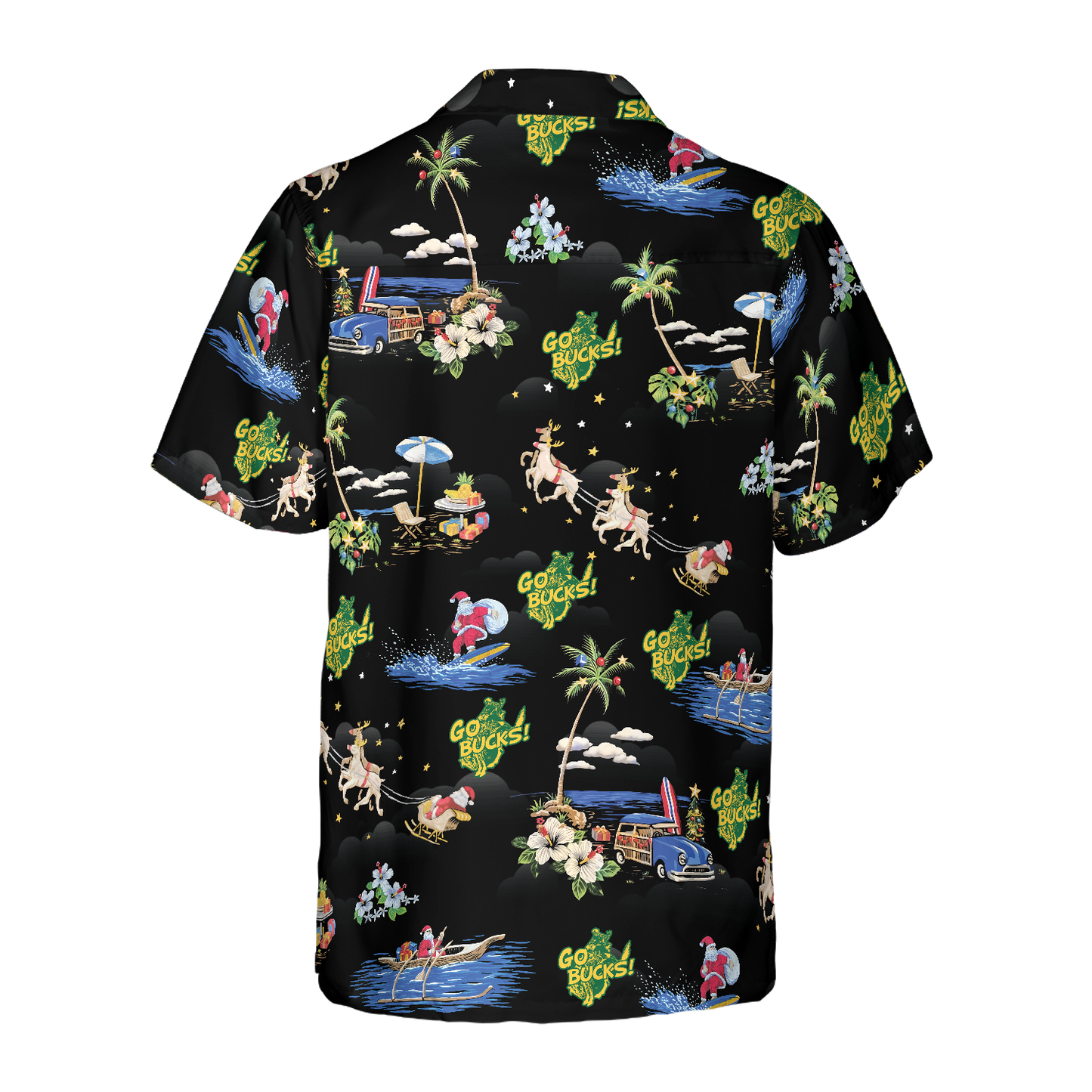 WW | Go Bucks Logo Weihnachts Hawaiian-Shirt