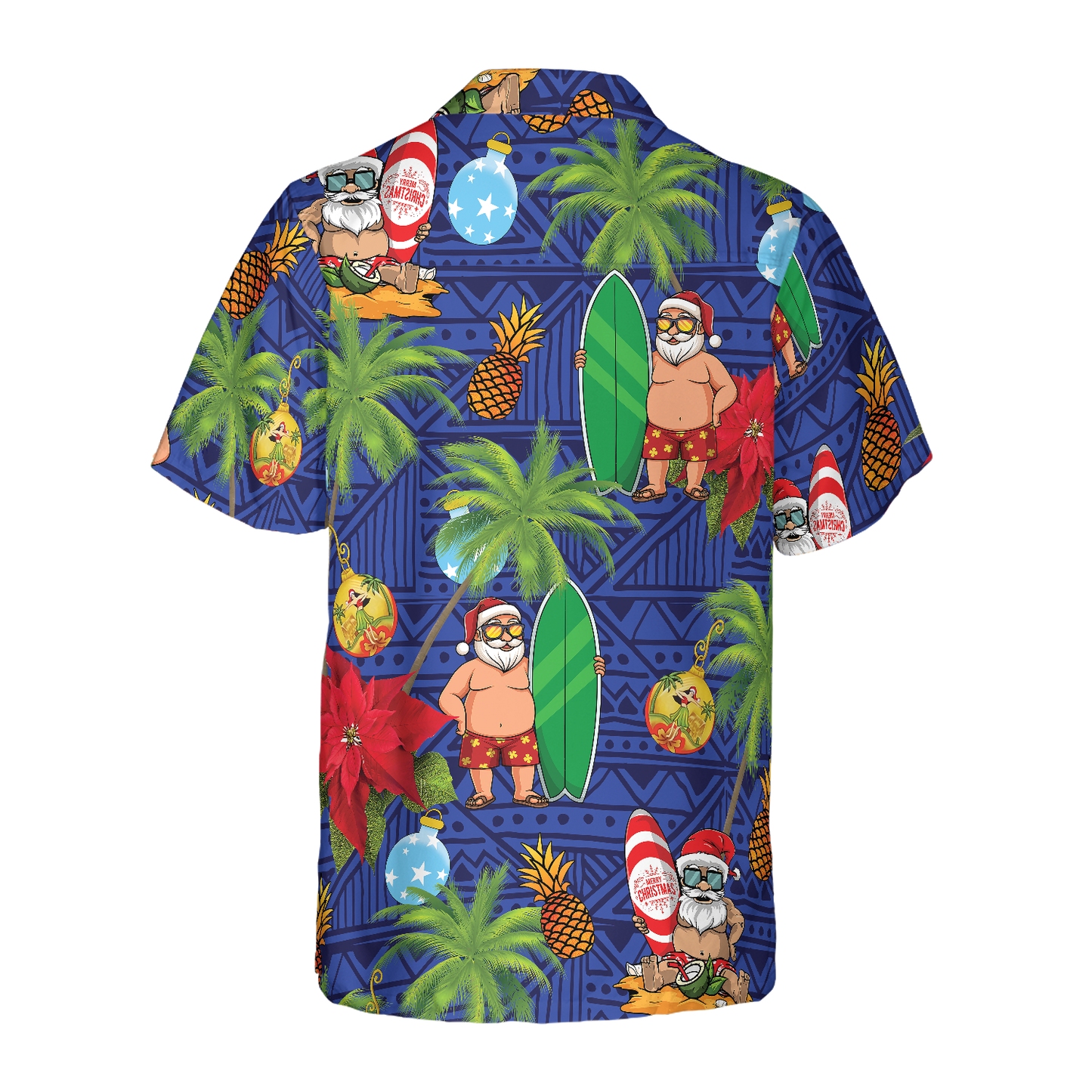 WW | Frohe Weihnachten Santa Claus 1 Hawaiian Shirt