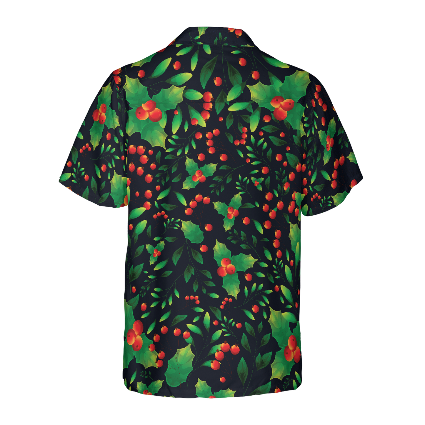 WW | Hyperfavor Weihnachtsbaum-Muster Hawaiian-Shirt, Weihnachtshemden Kurzarm Button-Down-Shirt für Männer und Frauen