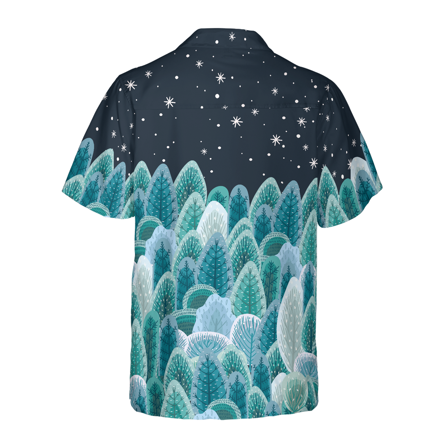 WW | Hyperfavor Weihnachten Hawaiian Shirts für Männer und Frauen, Xmas Santa Tower Hawaiian Shirt Button Down Shirt Kurzarm