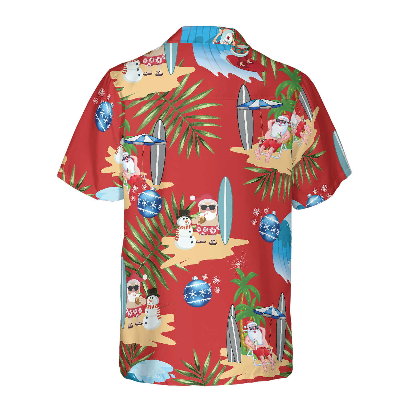 WW | Frohe Weihnachten Santa Claus 11 Hawaiihemd