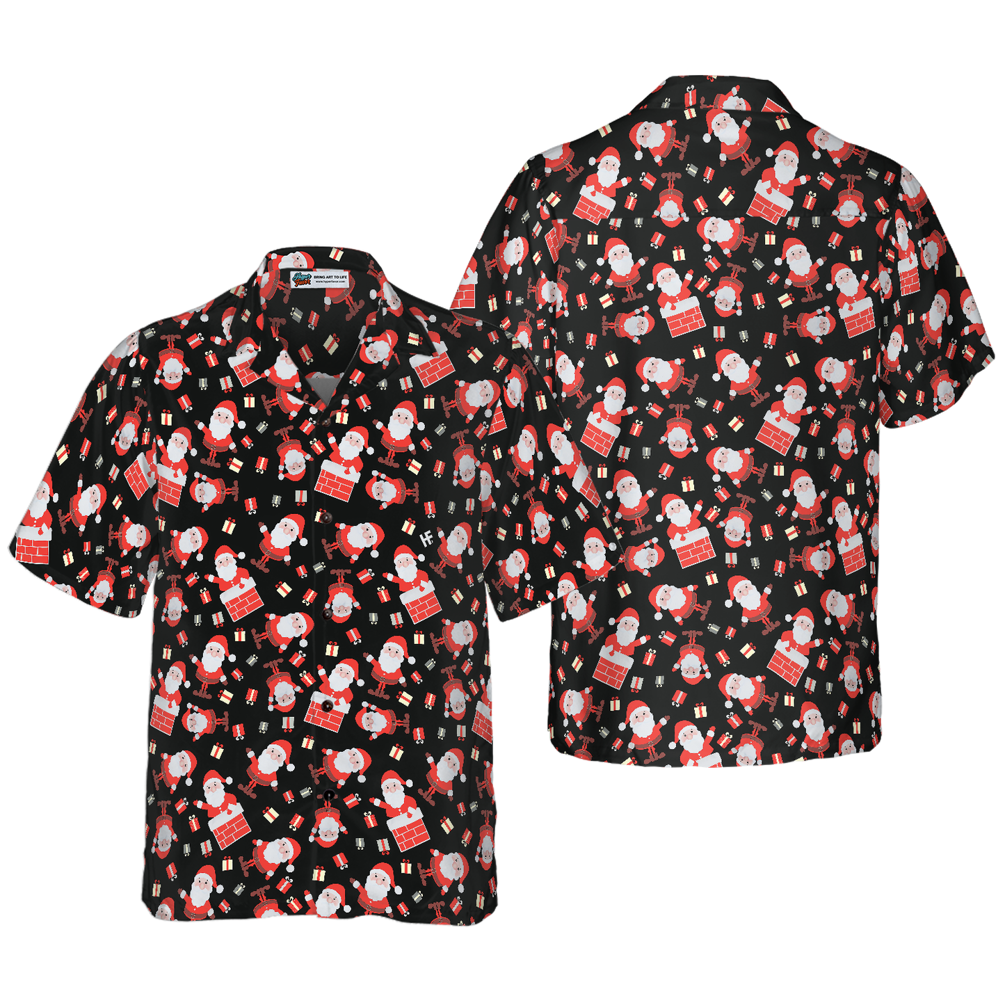 WW | Frohe Weihnachten Santa Claus 12 Hawaiihemd