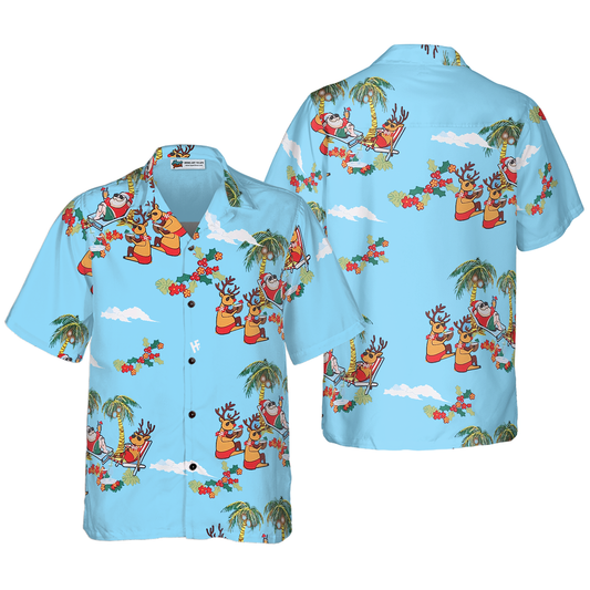 WW | Merry Christmas Santa Claus 2 Hawaiian Shirt