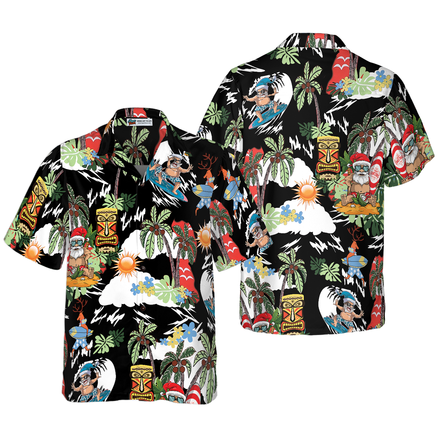 WW | Merry Christmas Santa Claus 9 Hawaiian Shirt