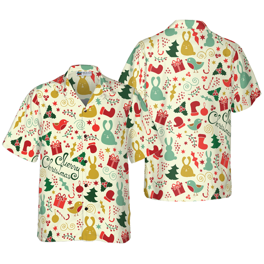 WW | Merry Christmas Pattern 4 Hawaiian Shirt