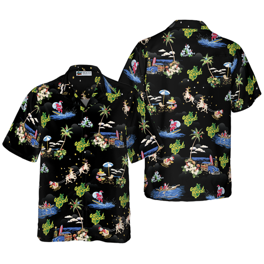 WW | Go Bucks Logo Christmas Hawaiian Shirt