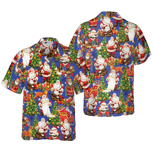 WW | Merry Christmas Santa Claus 6 Hawaiian Shirt