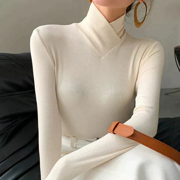 WW | Eleganter Pullover Mit Rollkragen