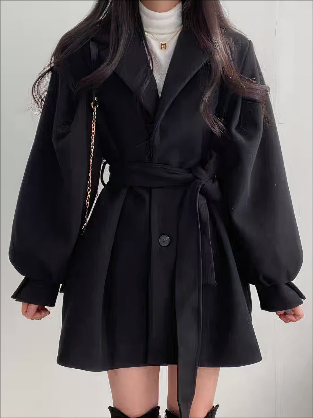 WW | Women's Wool Coat with Belt
