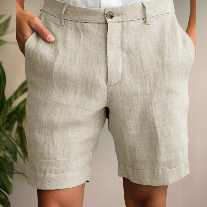 WW | Custom-Made Button Placket Shorts For Men