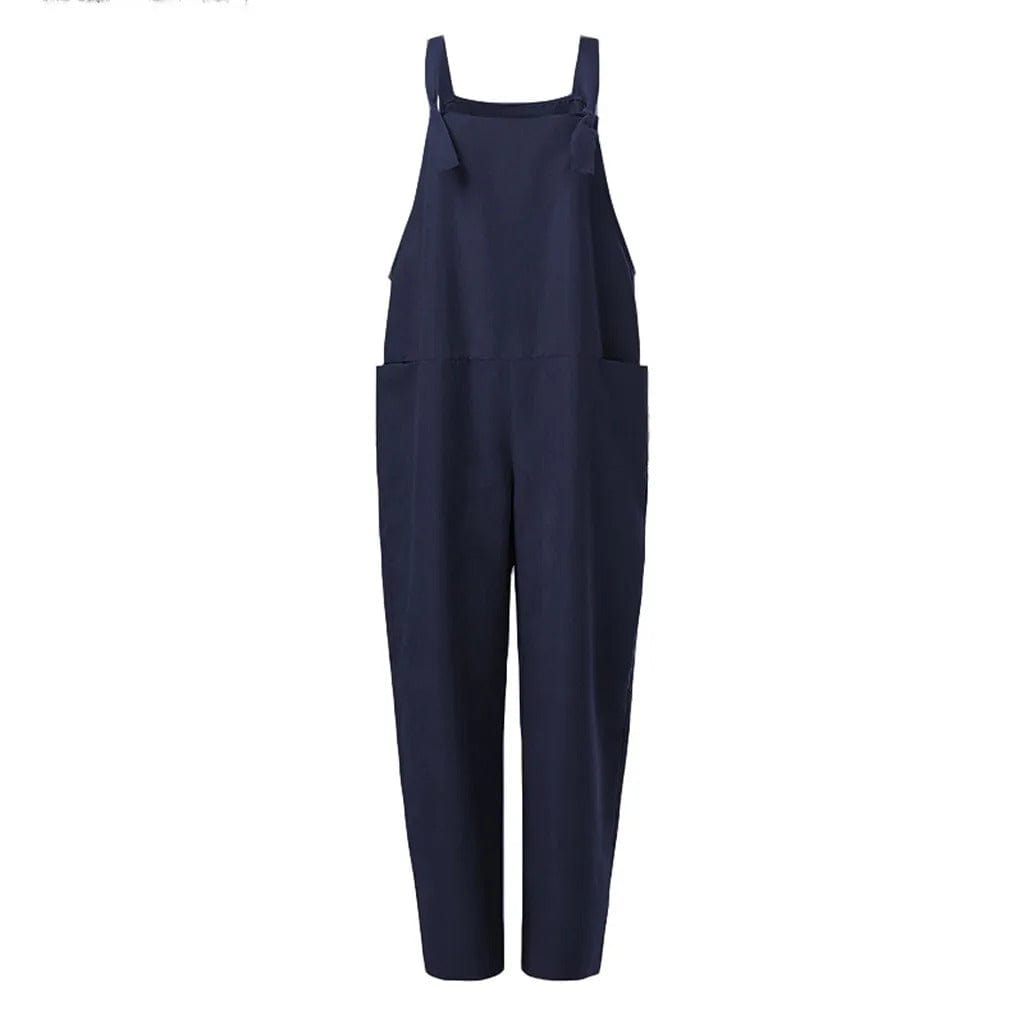 Overall in loosely knit polyester and elastane