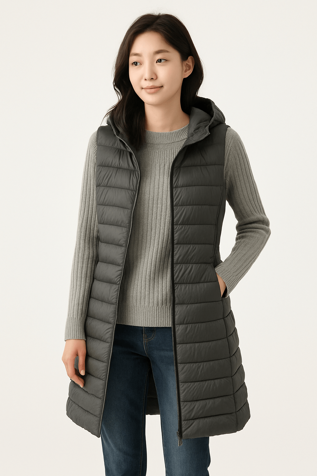 WW | Women's Sleeveless Hooded Jacket