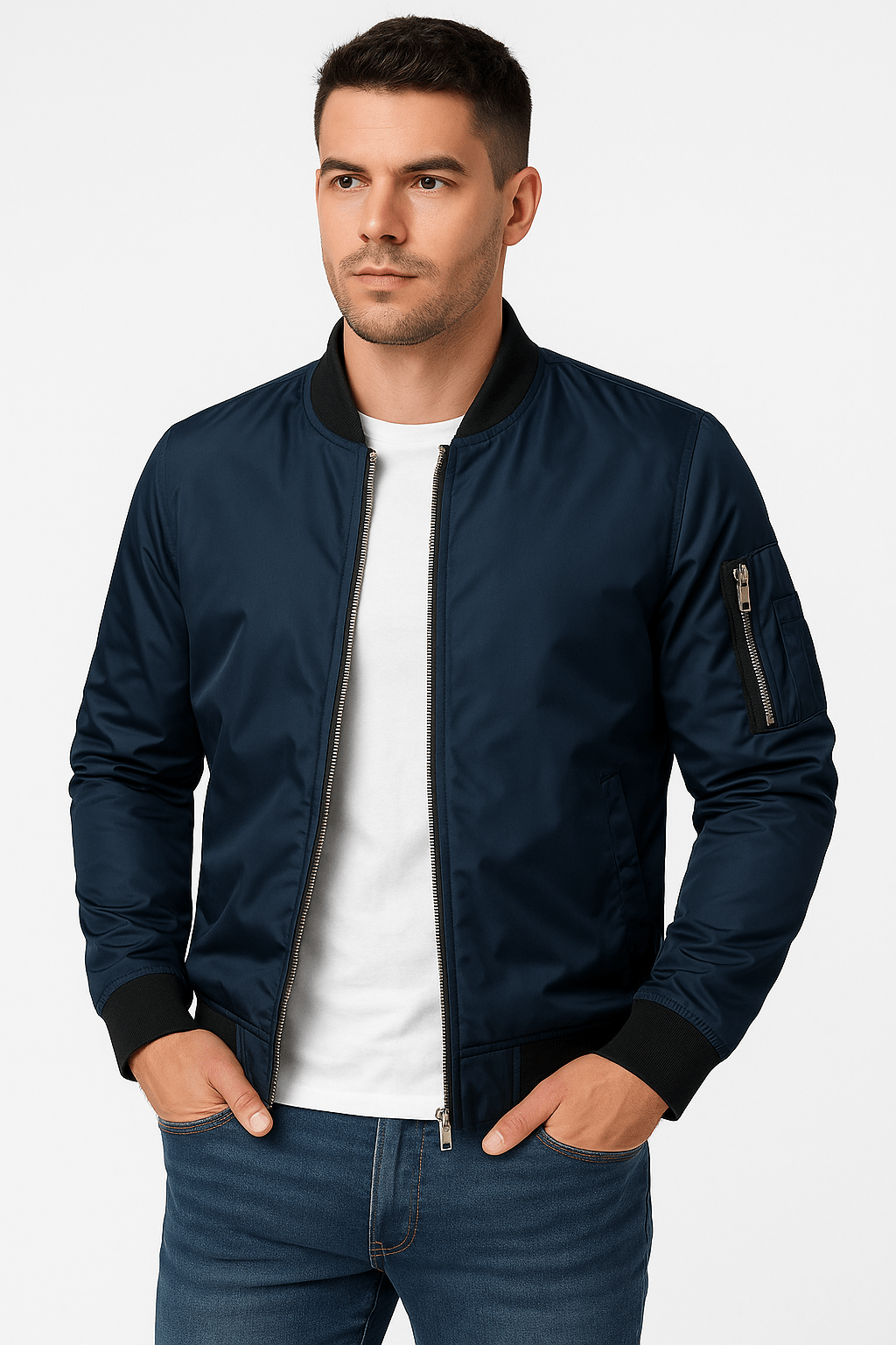 WW | Herren-Bomberjacke - Klassische Passform