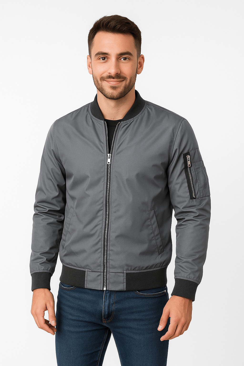 WW | Herren-Bomberjacke - Klassische Passform