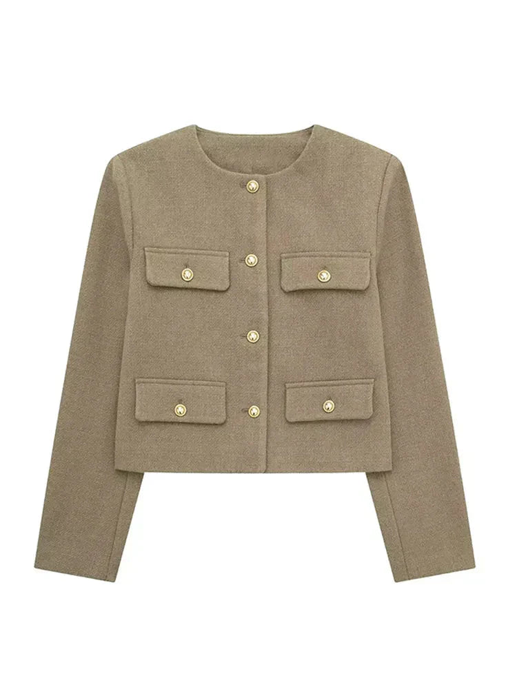 WW | Short jacket with button details Autumn