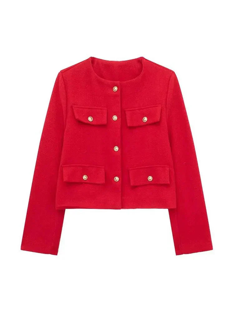 WW | Short jacket with button details Autumn