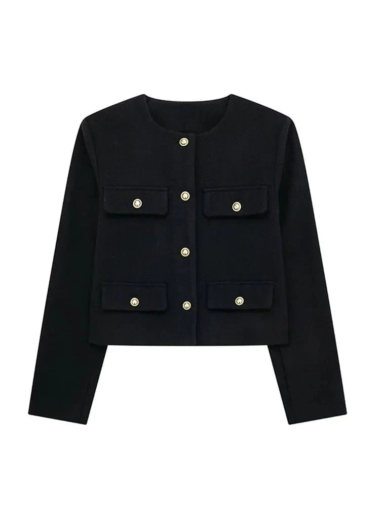 WW | Short jacket with button details Autumn