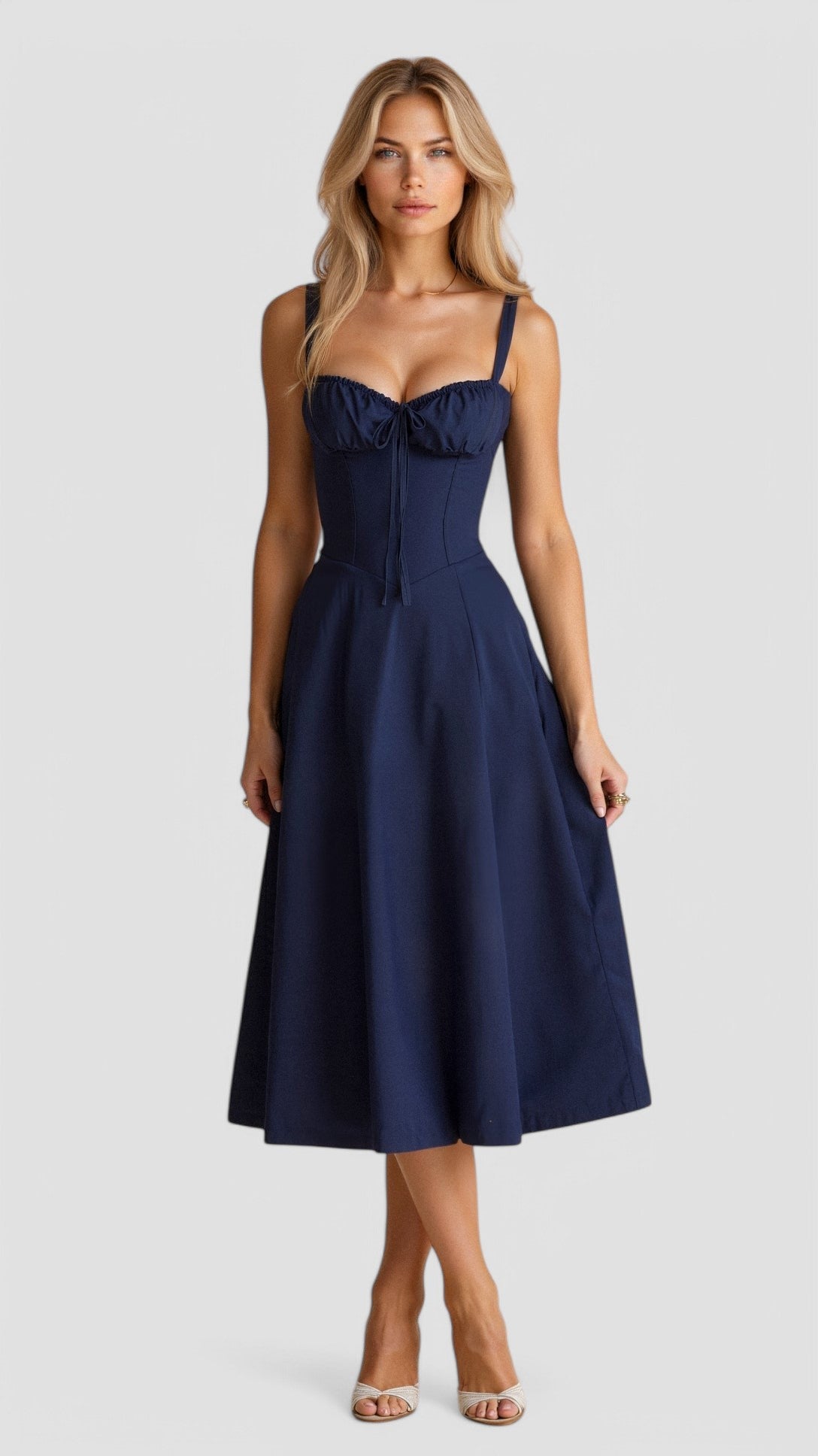 Cianna – Midikleid mit Korsett