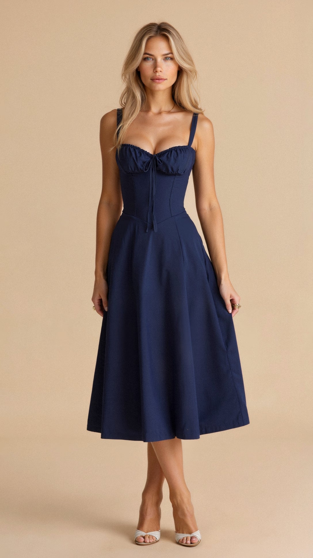 Alina | Elegant Waist Dress – Figure-Hugging & Chic