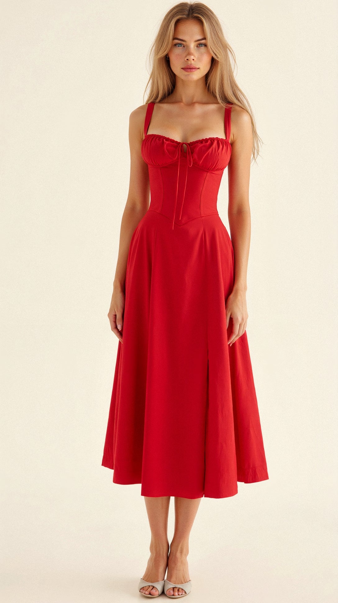 Alina | Elegant Waist Dress – Figure-Hugging & Chic