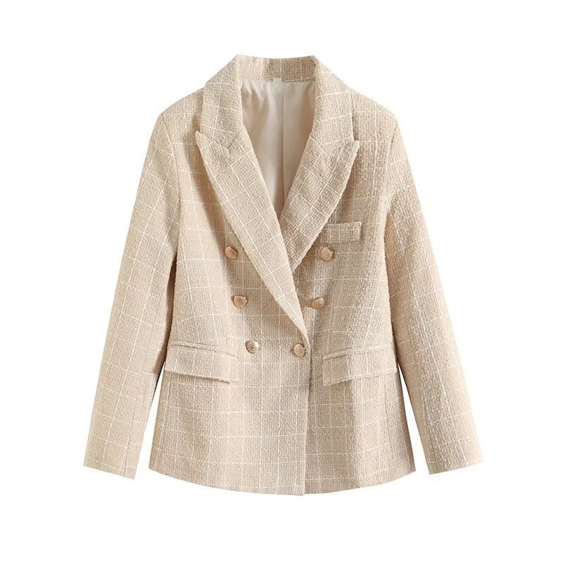 WW | Double-Breasted Long Sleeve Blazer