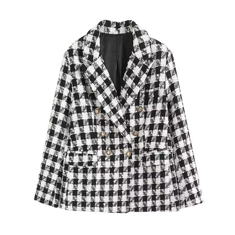 WW | Double-Breasted Long Sleeve Blazer