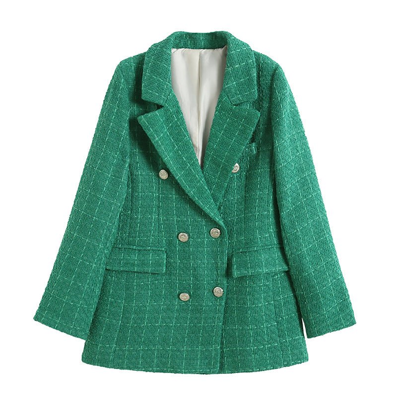 WW | Double-Breasted Long Sleeve Blazer