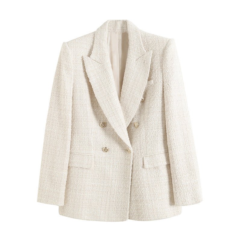 WW | Double-Breasted Long Sleeve Blazer