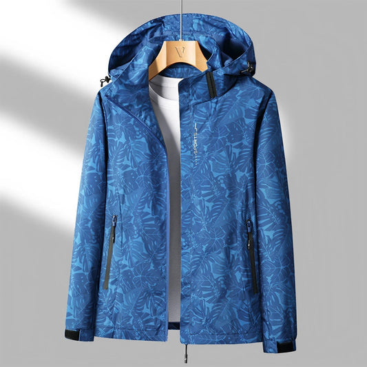 WW | Hoodie - Embossed Texture Zipper - Spring Layering Essential