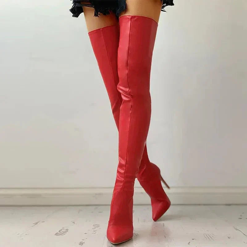 WW | Thigh-High Stiletto Boots