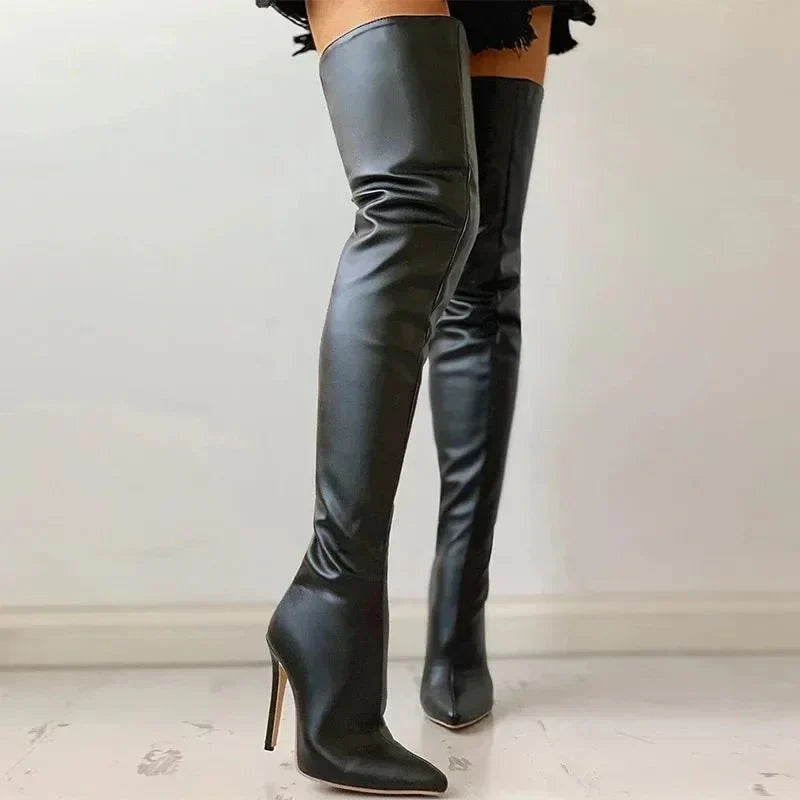 WW | Thigh-High Stiletto Boots