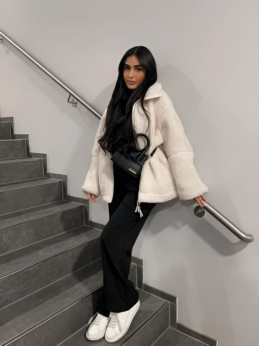 WW | Douillet Teddyjacke Crème für eleganten Komfort