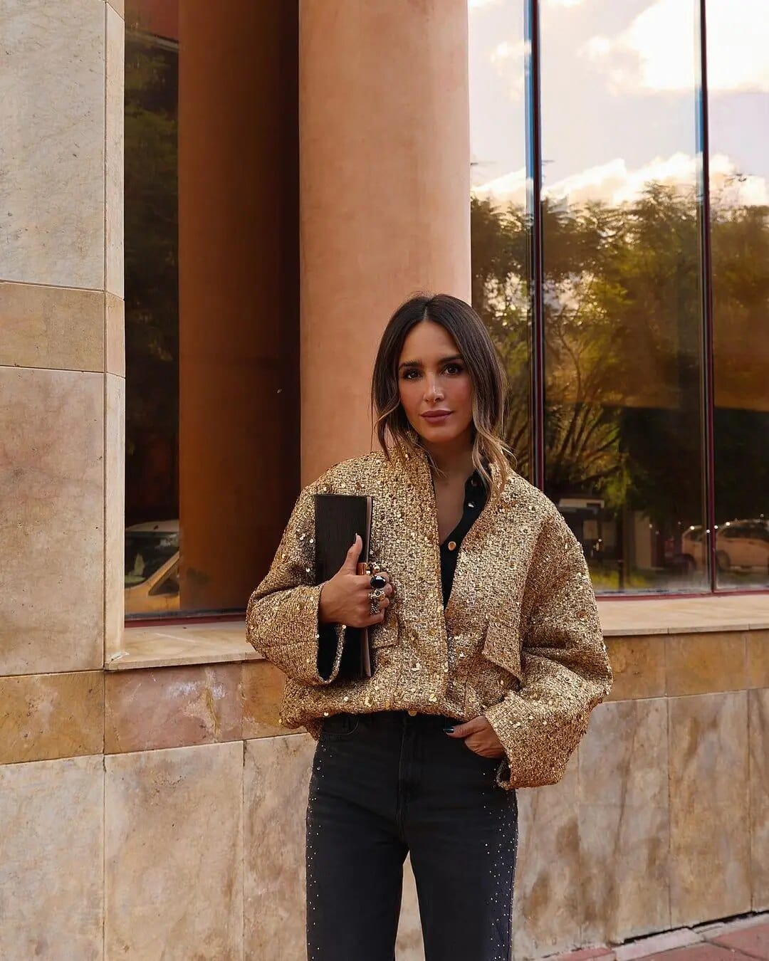 WW | Glitter Bomber Jacket