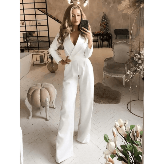 WW | Women's V-Neck Jumpsuit