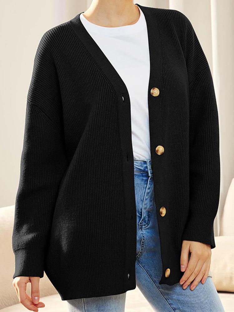 WW | Übergroße Jacke mit Knöpfen