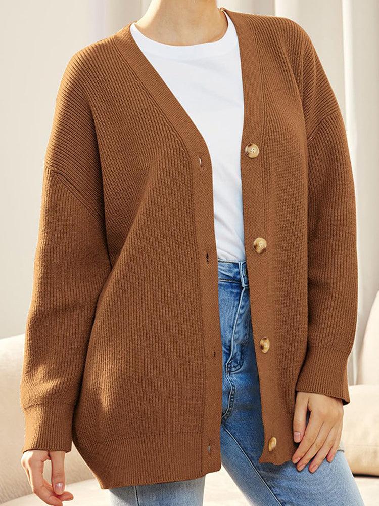 WW | Übergroße Jacke mit Knöpfen