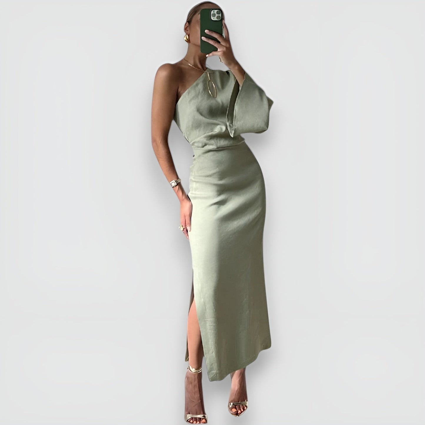 Zara | Schulterfreies Kleid
