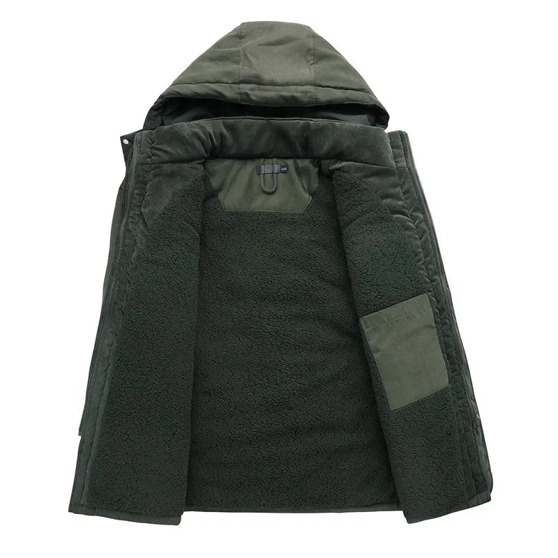 WW | Herren Winterjacke Mit Verstellbarem Kordelzug In Der Taille