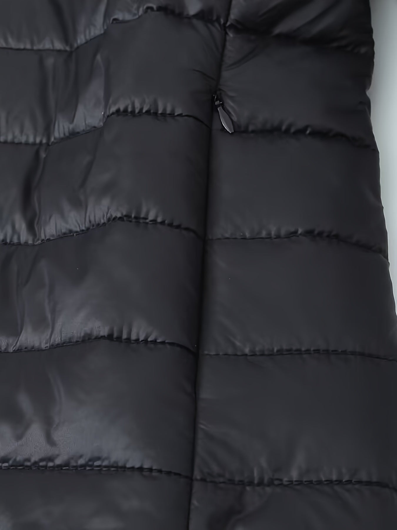 WW | Warm Puffer Jacket with Zip and Faux Fur Lining