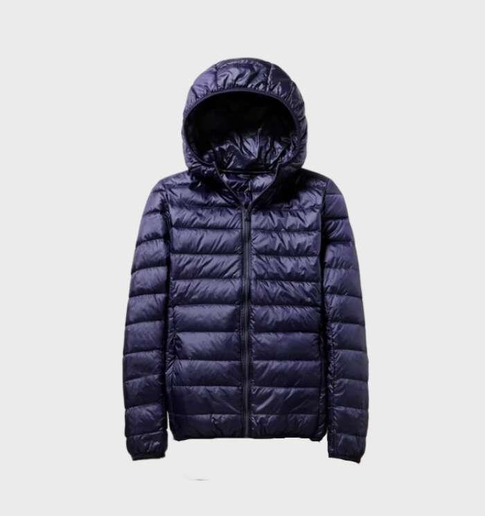 WW | Kapuzen-Pufferjacke - Packbares Design - Winterwärme - Lässige Alltagskleidung