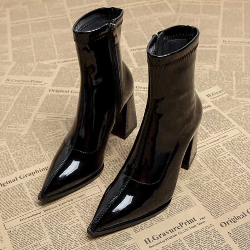 WW | Women's High Heel Ankle Boots