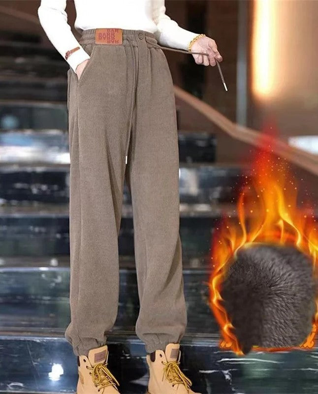 WW | Winter Jogging Pants - Warm Plush Lining & Casual Design