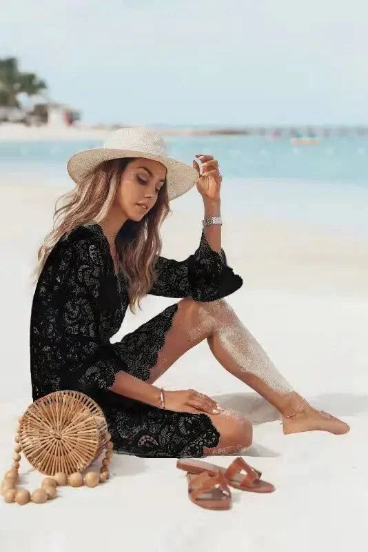 WW | Boho Beach Dress Floral Print