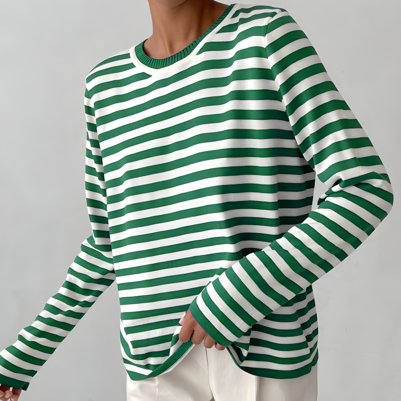 Elegant striped T-shirt - Summery - Lightweight fabric