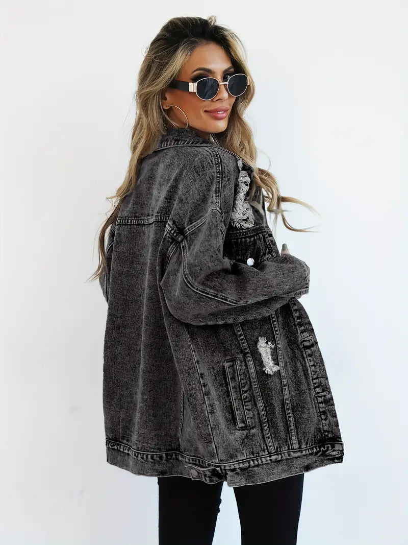 WW | Oversized Denim Jacket for Women