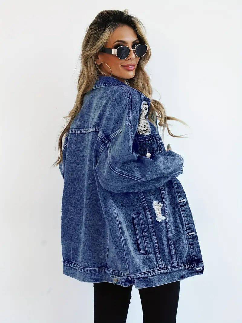 WW | Oversized Denim Jacket for Women