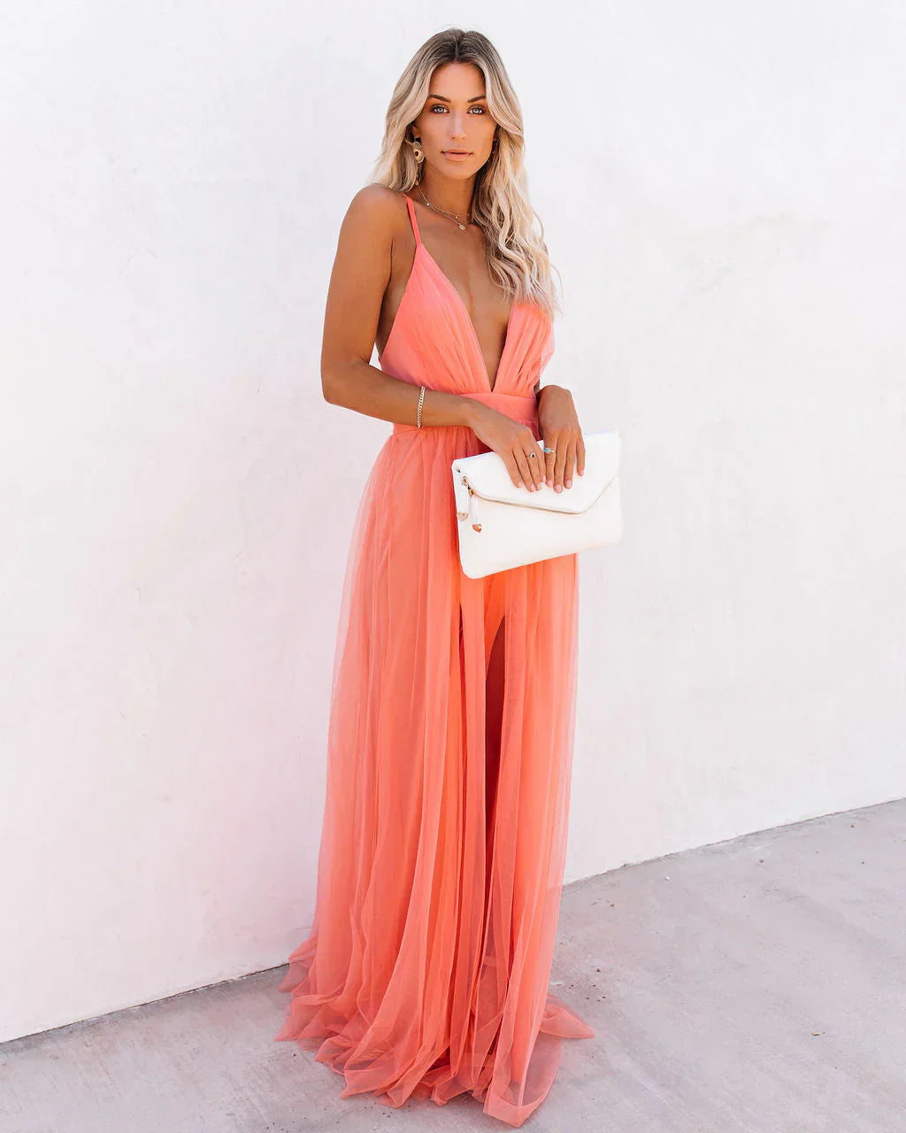 Maxi dress 'Petal Dust'