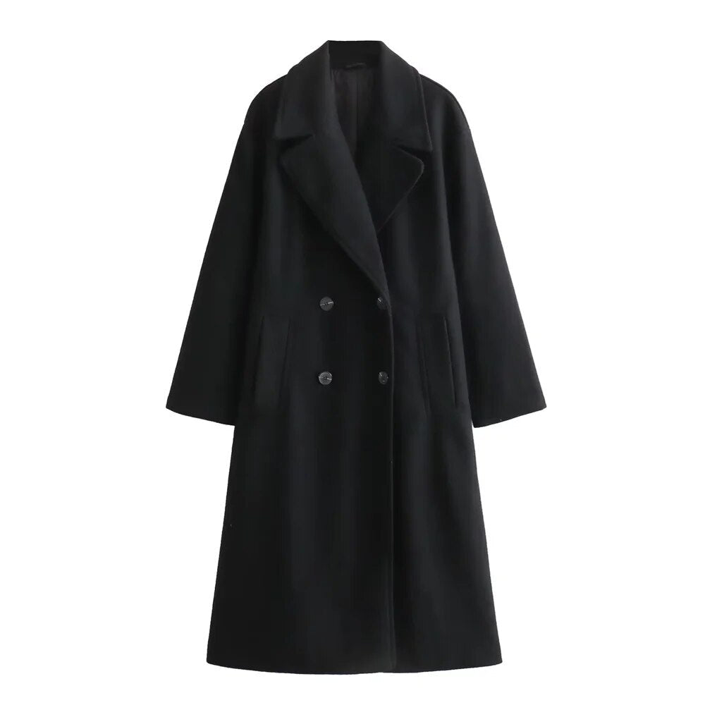 WW | Long Jacket for Women Elegant Design Warm Winter Jacket