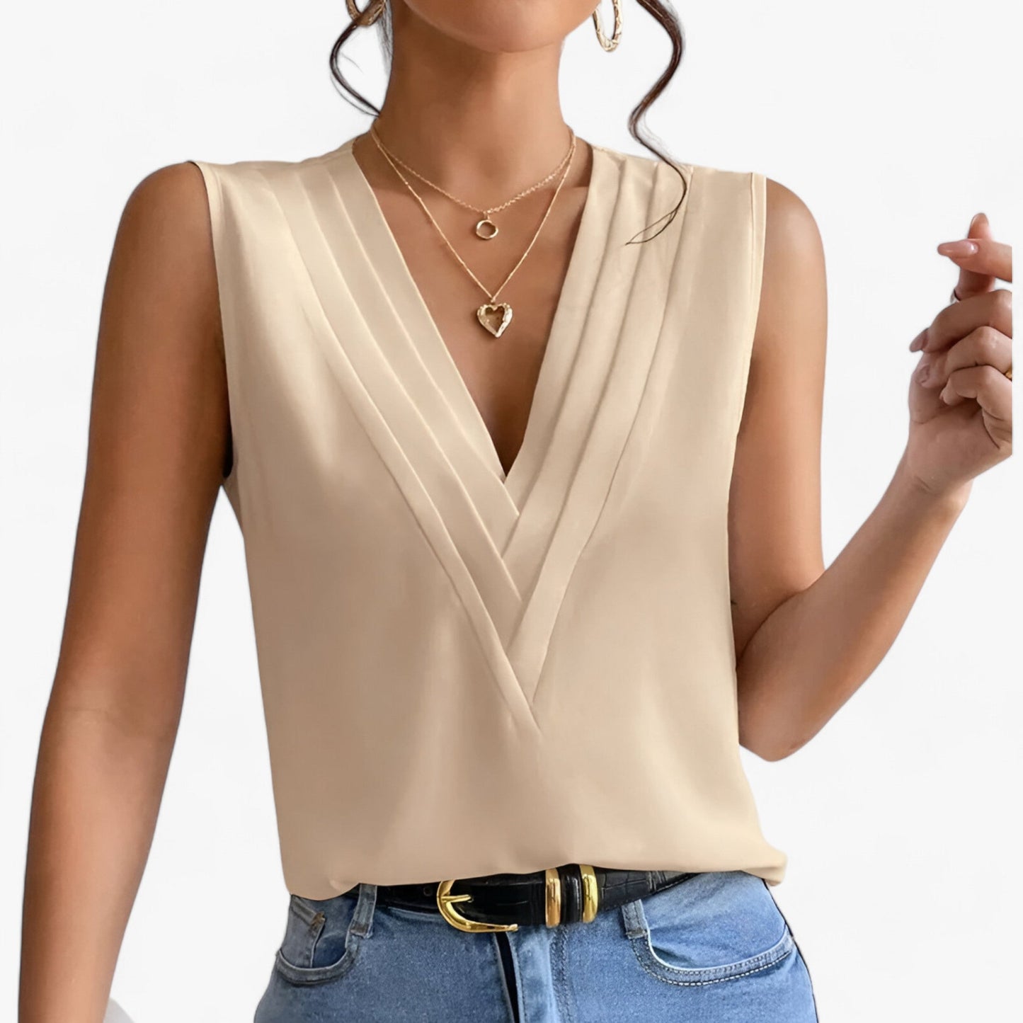 WW | Sleeveless Blouse For Effortless Comfort