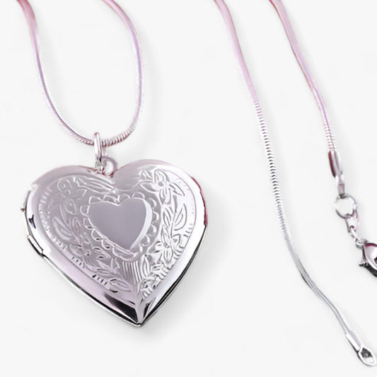 WW | Herz Foto Kette in Silber